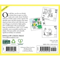 Willow Creek Press 2026 Classic Dog Cartoon-A-Day by Jonny Hawkins Box Calendar