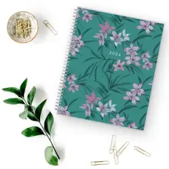 Blue Sky 2024 Planner Weekly/Monthly 8.5"x11" Frosted Cover Azul Cool