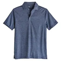 Storm Creek Men's Viscose made from Bamboo Birdseye Print Polo Shirt