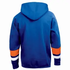 NHL New York Islanders Men's Long Sleeve Hooded Sweatshirt with Lace