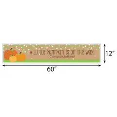 Big Dot of Happiness Pumpkin Patch - Fall Baby Shower Decorations Party Banner