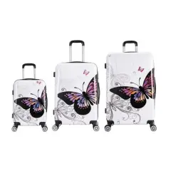 InUSA Lightweight 3pc Hardside Spinner Luggage Set
