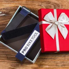 PRO BIKE TOOL Blue Frame Strap for Inner Tube and Tool Carrying