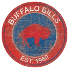 NFL Fan Creations Heritage Logo 24 in. Round Sign