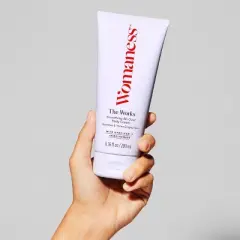 Womaness The Works Body Lotion Smooth Dry Crepey Menopause Skin with Niacinamide & Hyaluronic Acid Fresh - 6.76 fl oz