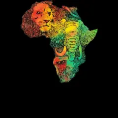 Junior's Design By Humans Africa II By RicoMambo T-Shirt