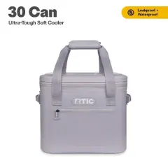 RTIC Outdoors 30 Cans Ultra-Tough Soft Sided Cooler - Lilac Purple: Vinyl Liner, 6 lbs