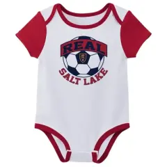 MLS Real Salt Lake Infant Boys' 3pk Bodysuit
