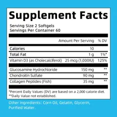 Mulittea Glucosamine Chondroitin Joint Support Complex &ndash; For Healthy Joints, Hair, Skin & Nails