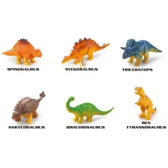 Ready! Set! Play! Link Dinosaur Toy With Storage Carrier, Includes Mini Dinosaurs And Cars