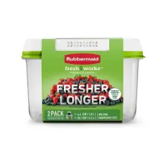 Rubbermaid 4pc Freshworks Set Green