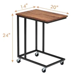Laptop Holder Sofa Side End MobileTable Multiple Stand Desk Notebook Beside Wood