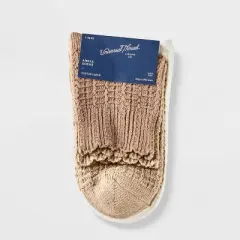 Women's Scallop Edge 3pk Ankle Socks - Universal Thread&trade; 4-10