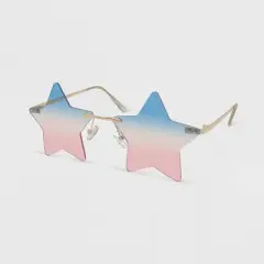 Women's Rimless Novelty Two-Tone Star Sunglasses - Wild Fable&trade; Gold