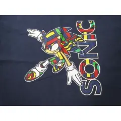 Pop Colors Sonic The Hedgehog Youth Boys Navy T-Shirt