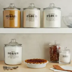 Talented Kitchen 36 Pack Preprinted Farmhouse Definitions Pantry Label Stickers for Food Storage Container, Canister & Jar