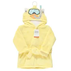 Hudson Baby Unisex Baby Plush Pool and Beach Robe Cover-ups, Scuba Duck