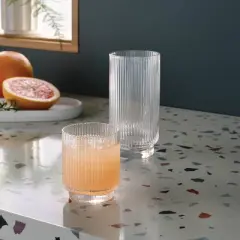 12pc Mixed Ribbed Cassin Tumbler Set - Threshold&trade;