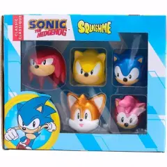 Just Toys Sonic the Hedgehog 5 Piece SquishMe Collectors Box
