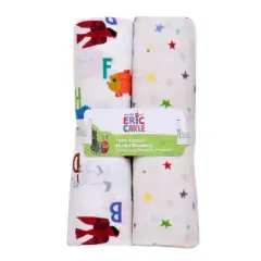 World of Eric Carle 2 Pack Cotton Muslin Swaddle Blankets