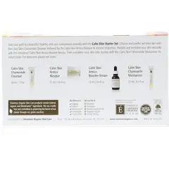 Eminence Calm Skin Starter Set (Cleanser 1oz, Moisturizer 0.5oz, Masque 0.5 oz, Booster-Serum 0.5 oz)