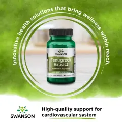 Swanson Fenugreek Extract - Featuring Testofen 300 mg 60 Veg Caps