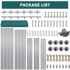 Carport, Heavy Duty Carport, UV Resistant Waterproof Portable Garage for Car, Car Canopy for Car, Storage Shed, Party