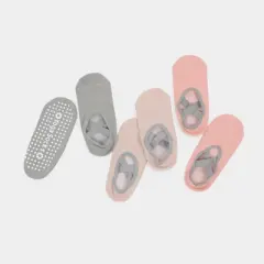 Anna-Kaci Active Women's Non-Slip Ballet Grip Socks with Crisscross Elastic Straps