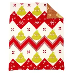 The Grinch Knit Throw Blanket