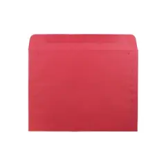 JAM Paper 9 x 12 Booklet Catalog Colored Envelopes Red Recycled 17253D
