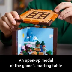 LEGO Minecraft The Crafting Table Build and Display Set 21265