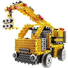 Link Ready! Set! Play!127 Piece Motorized Construction Truck Building Kit, STEM Toys Building Sets For Kids