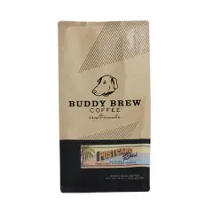 Buddy Brew Whole Bean Postcard Roast Coffee - Case of 6/12 oz Bags