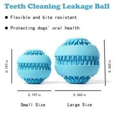 Dog Treat Ball &ndash; Interactive Dog Ball & Treat Dispensing Chew Toy for Small & Medium Dogs | Durable Teething Toy for Boredom, IQ Training
