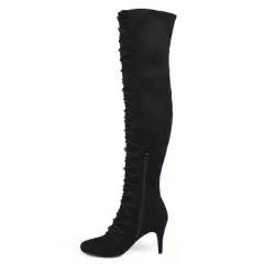 Journee Collection Womens Trill Round Toe Over The Knee Boots