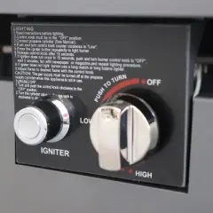 25" H x 42" W Steel Outdoor Fire Pit Table with Lid and Stainless Steel Top