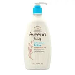 Aveeno Baby Daily Moisture Body Lotion for Delicate Skin with Natural Colloidal Oatmeal & Dimethicone - 18 fl oz