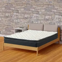 Continental Sleep, 9-Inch Medium Firm Pillow Top Single Sided Hybrid Mattress, Compatible with Adjustable Bed