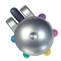 6-Color Multicolor Pen (4 Pack) - Retractable, Black Ink, Assorted Barrel Colors