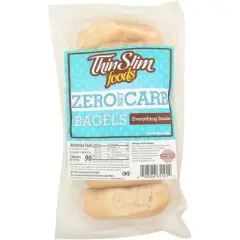 Thinslim Foods Bagels Everything Low Carb - Case of 6 - 12 oz
