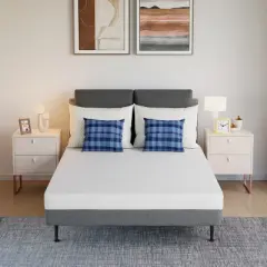 FDW 5 Inch Full Bamboo Charcoal Gel Infused Memory Foam Mattress/Green Tea Memory Foam Mattress/CertiPUR-US Certified/Bed-in-a-Box