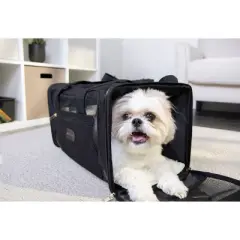 Sherpa Airline Approved Dog Carrier - Black - M