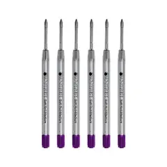 Monteverde Ballpoint Pen Refill Medium Point Purple Ink 6 Pack (P133PL)