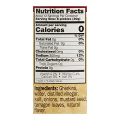 Domaine Des Vignes Cornichons 12.3 oz.