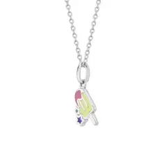 Girls' My Fav Ice Cream Sterling Silver Necklace - In Season Jewelry