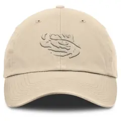 NCAA LSU Tigers Unstructured Khaki Tonal Cotton Hat