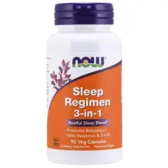 Sleep Regimen 3-in-1 by Now Foods  -  90 VegCap