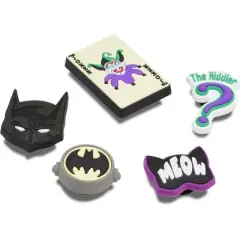 Crocs Jibbitz Batman DC Comics Super Heroes Shoe Charms 5-Pack
