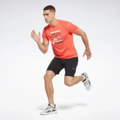 Reebok Running Graphic T-Shirt Mens Athletic T-Shirts