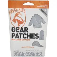 Gear Aid 5" No-Sew Peel and Stick Camping Gear Patches - Reflective